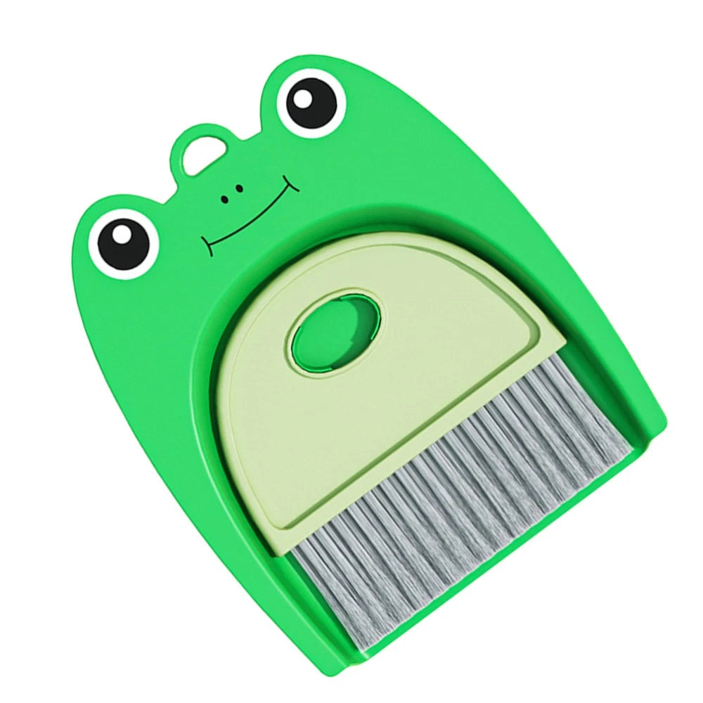 Small Broom Set Child Pupils Desktop Brush Dustpan and Compact Cleaning Tools
