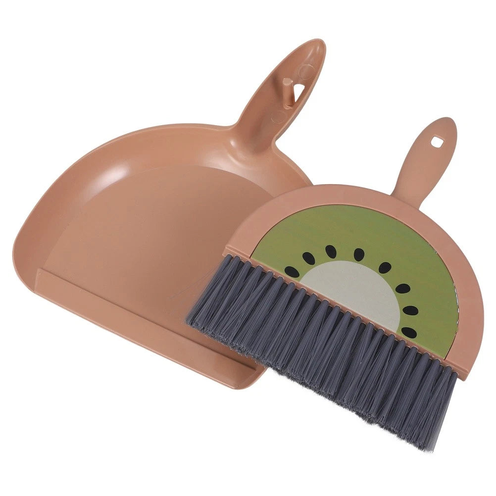 Mini Broom Set Office Child Brooms for Sweeping Indoor with Standing Dustpan