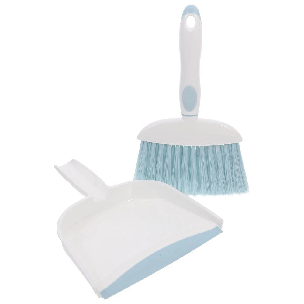Dust Brush Set Pan and Brushes Mini Dustpan Duster Kit Broom Desk