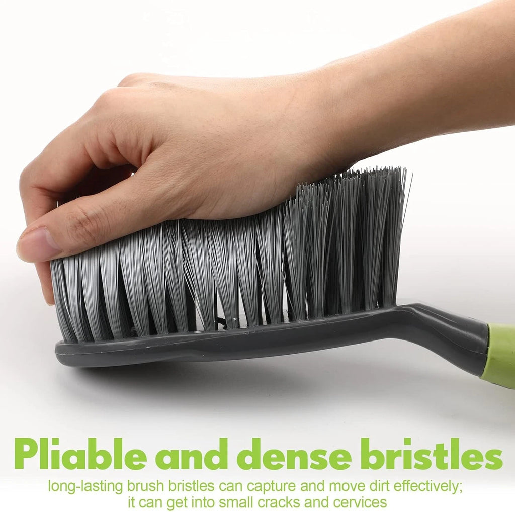 Set of 6 brooms and dustpans, small dustpan with broom,