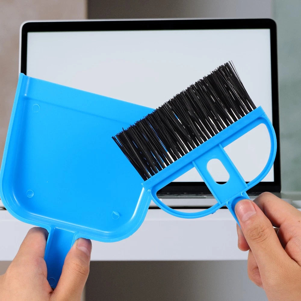 3 Sets Of Household Cleaning Tools Pet Cage Small Brooms Dustpans