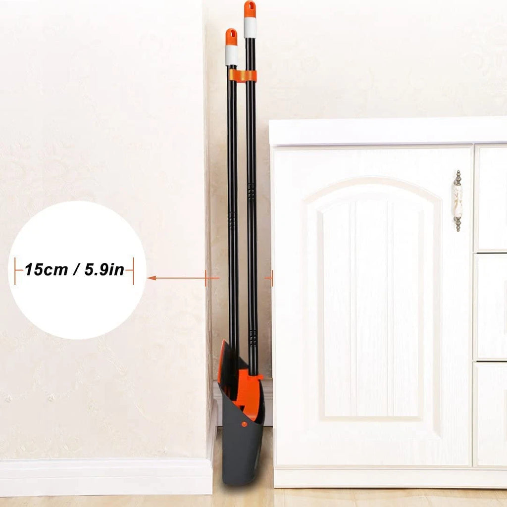 Broom and Dustpan Set for Home,Upright Broom and Dustpan Combo Sweep Set,,,,,,