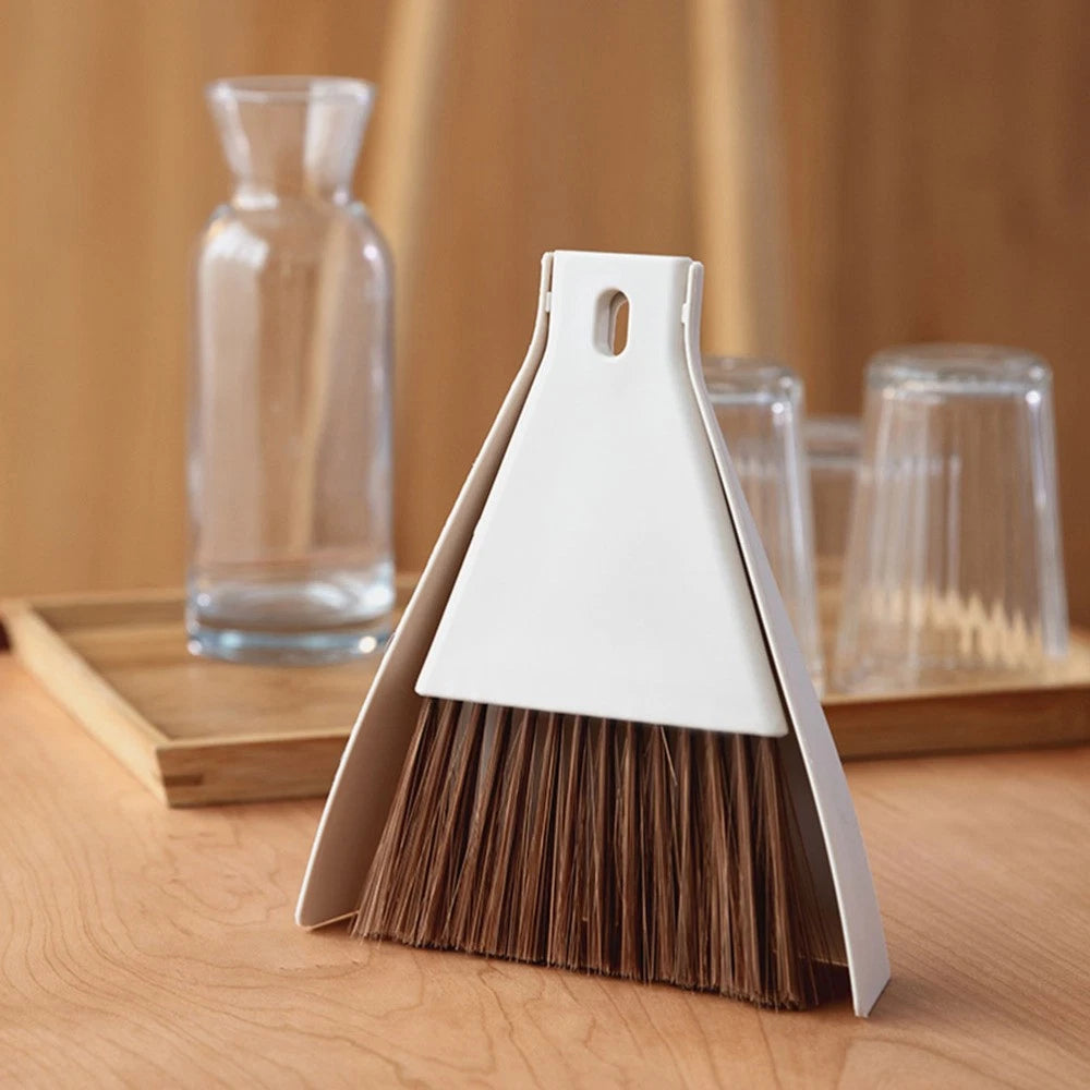 2 Set Preschool Education Broom Small Dustpan Travel Whisk for Car Cleaning