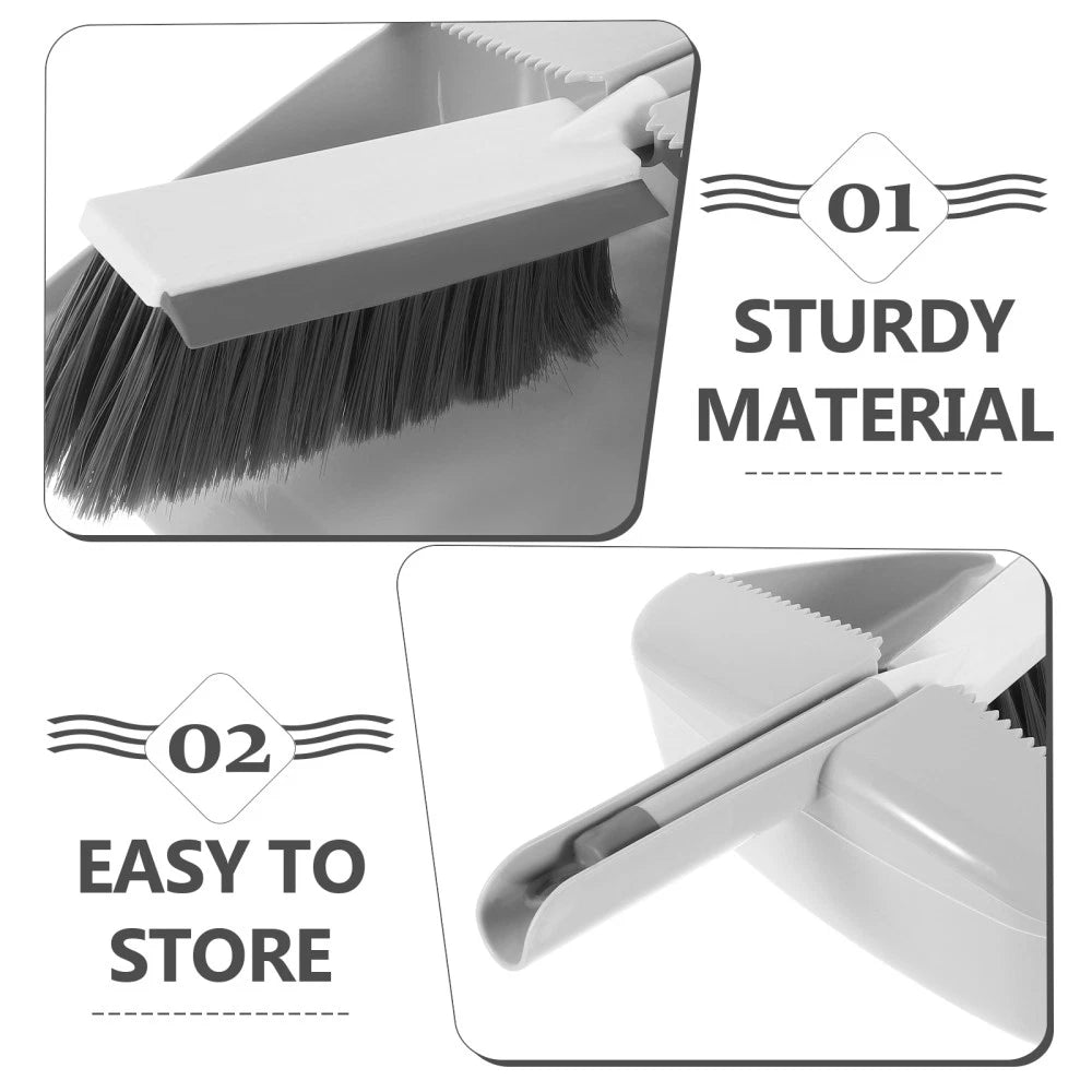 Mini Dustpan Broom Set Desktop Small Brush and Cleaning Portable