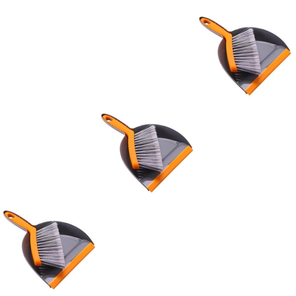 3 Pieces Mini Broom Set Desk Brush and Dust Pan Handheld Dustpan