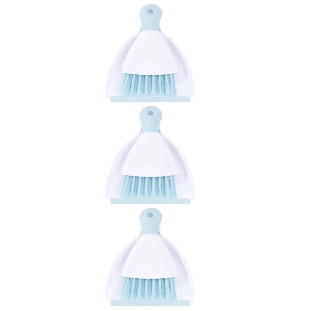 3 Pieces Convenient Small Dustpan Set Cleaning Broom Household Supplies