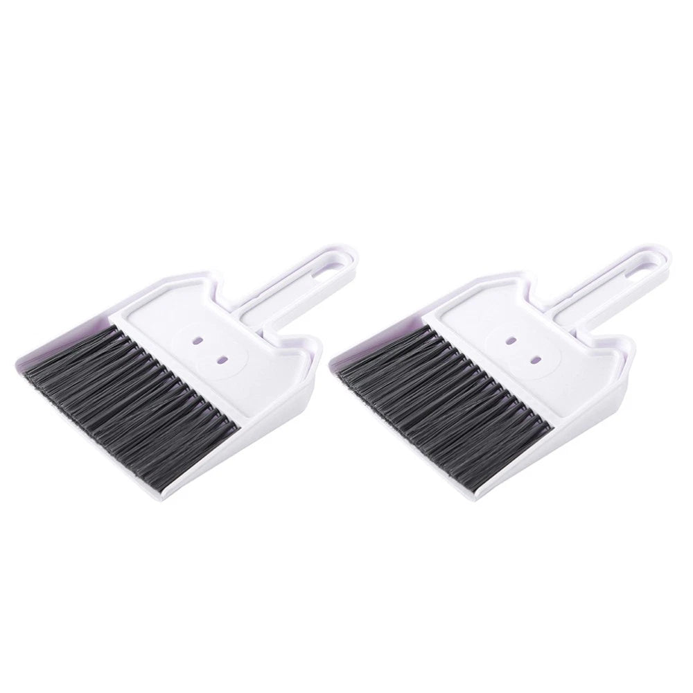 2 Sets Keyboard Cleaning Brush Child Desk Supplies Broom with Dustpan