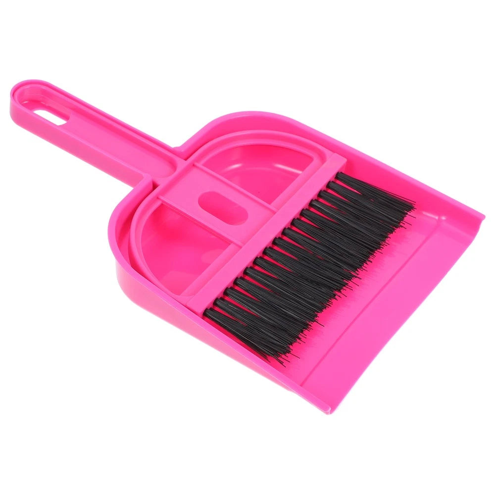 Desktop Broom Set Work Child Cleaning for Toddlers Dustpan Brush Toy