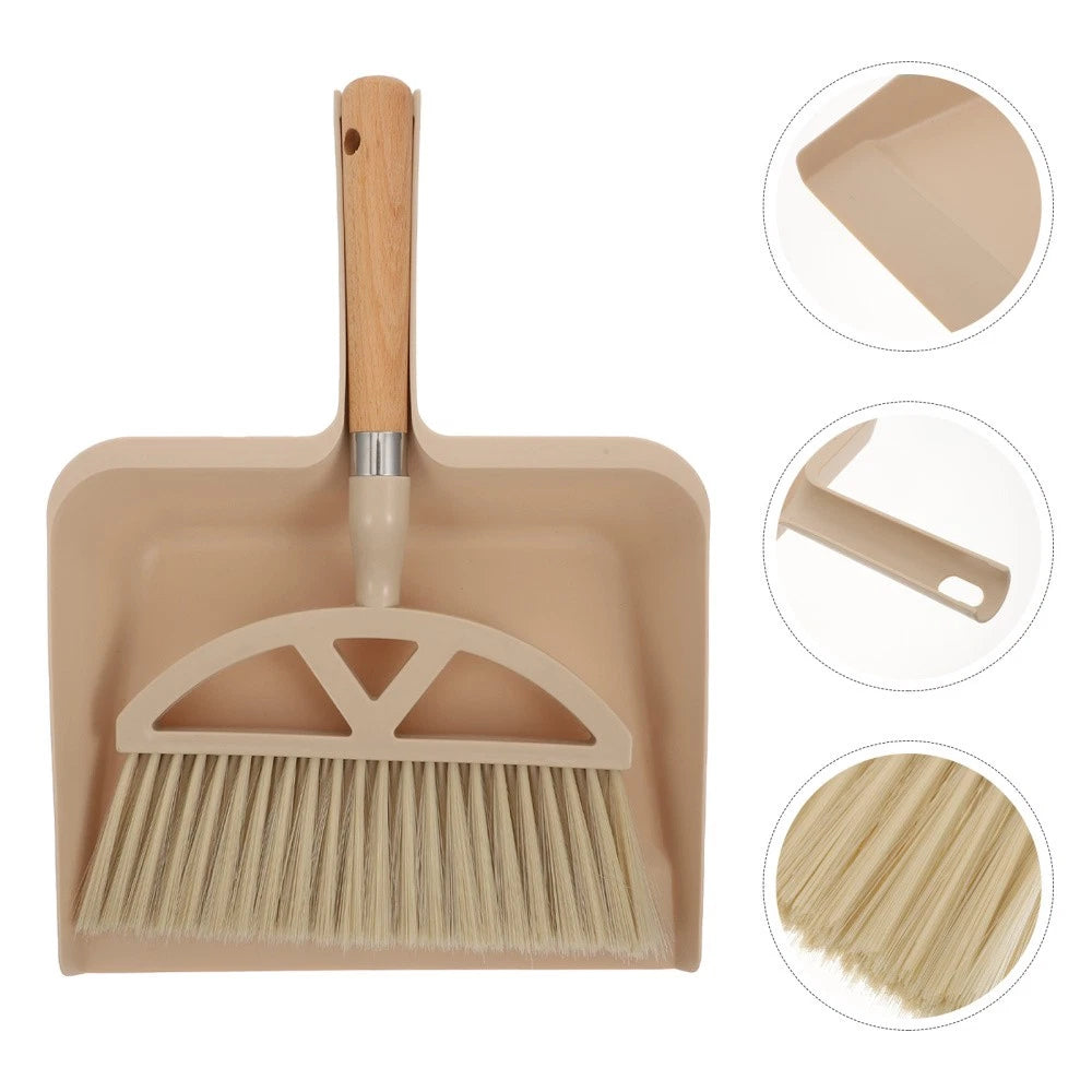 Desktop Cleaning Mini Broom Dustpan Set Table and Brush Handheld