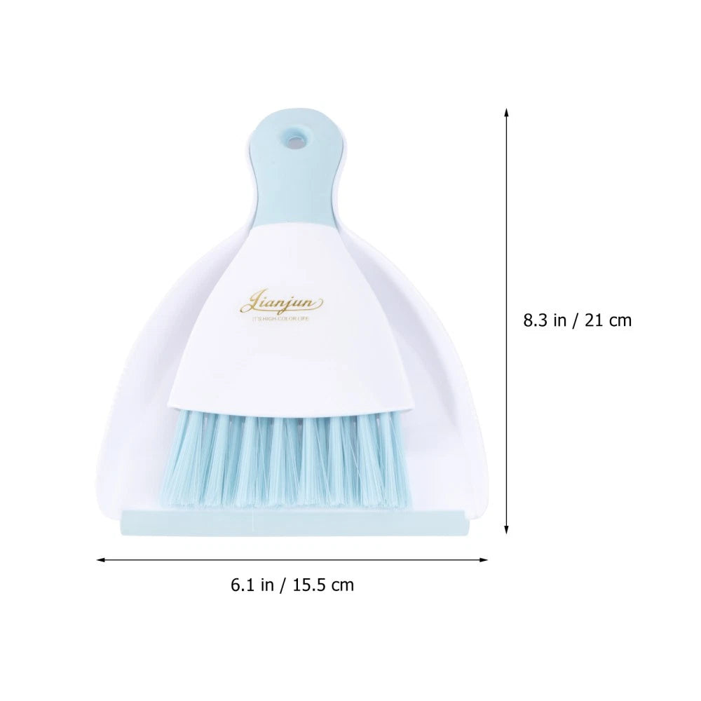 3 Count Convenient Small Dustpan Set Cleaning Broom Desktop Cleaner