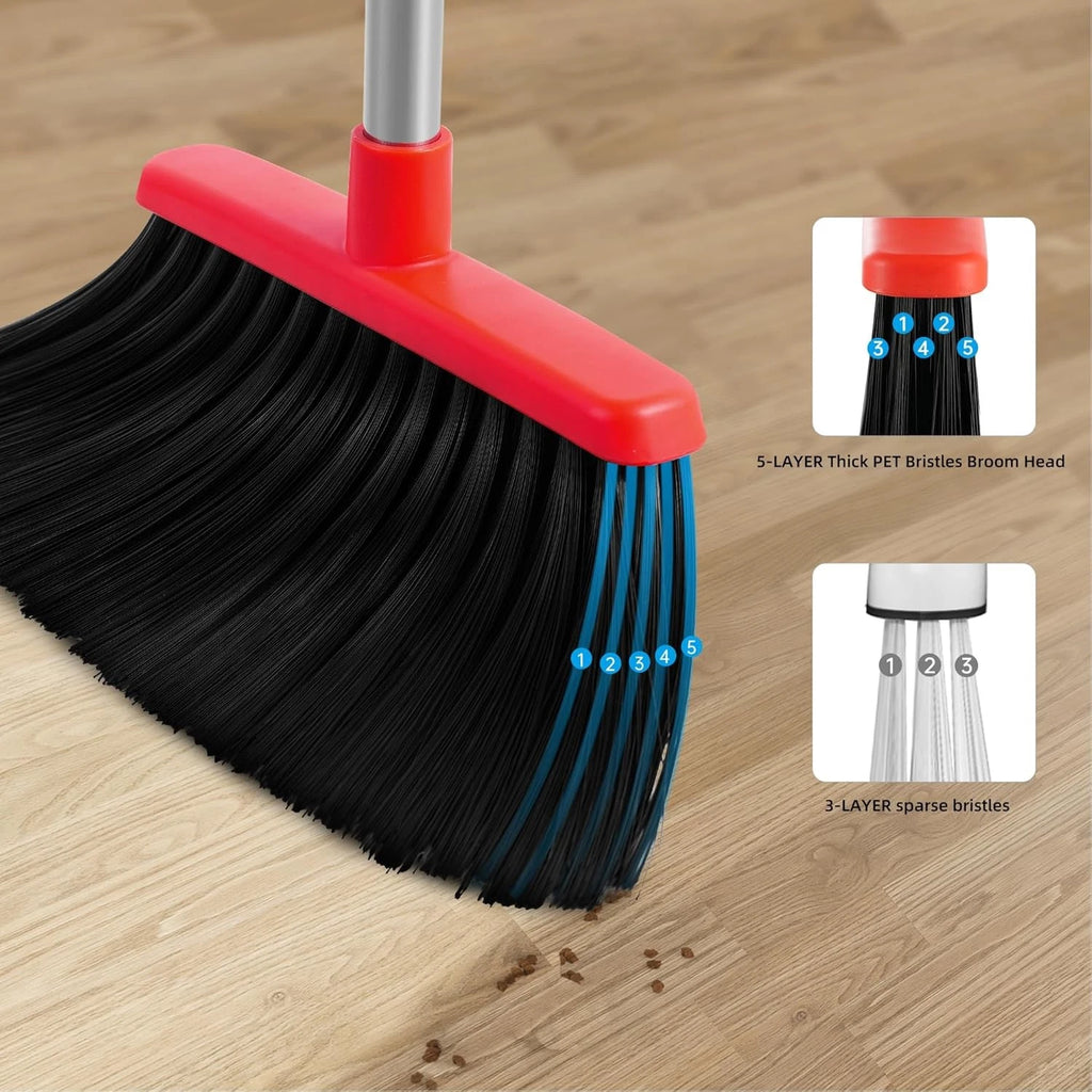 Broom and dustpan set, broom and dustpan combination set, for home use