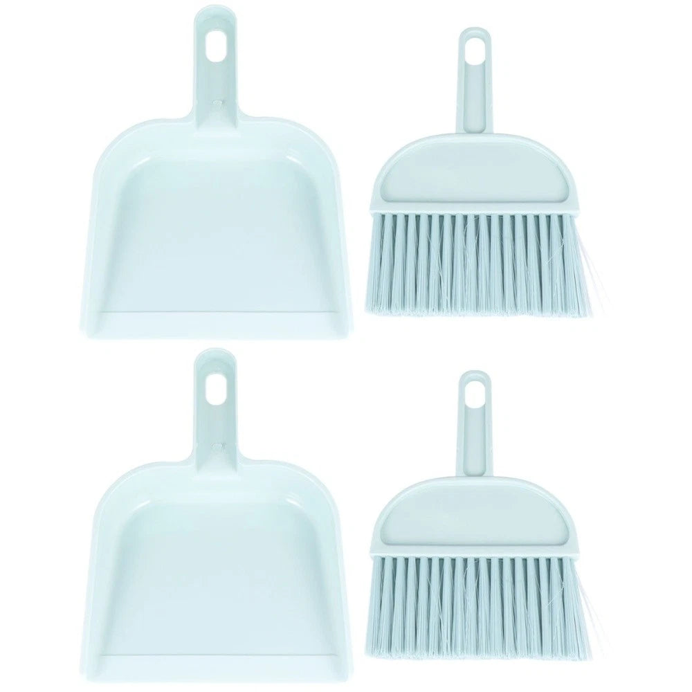 Set of 2 Mini Dustpan Broom Pet Cage Cleaning Supplies Hamster Cleaner