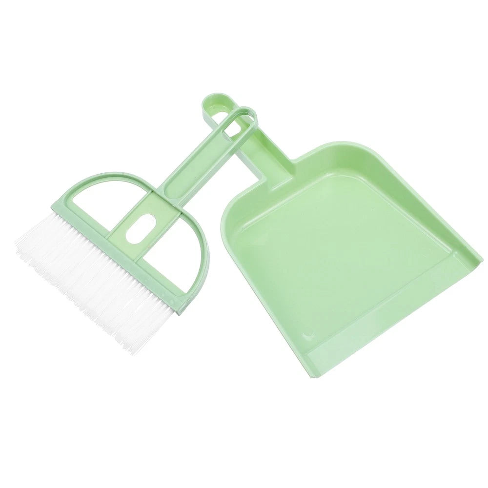 Small Broom Set Multi-function Dust Pan Hamster Cage Cleaning Tools