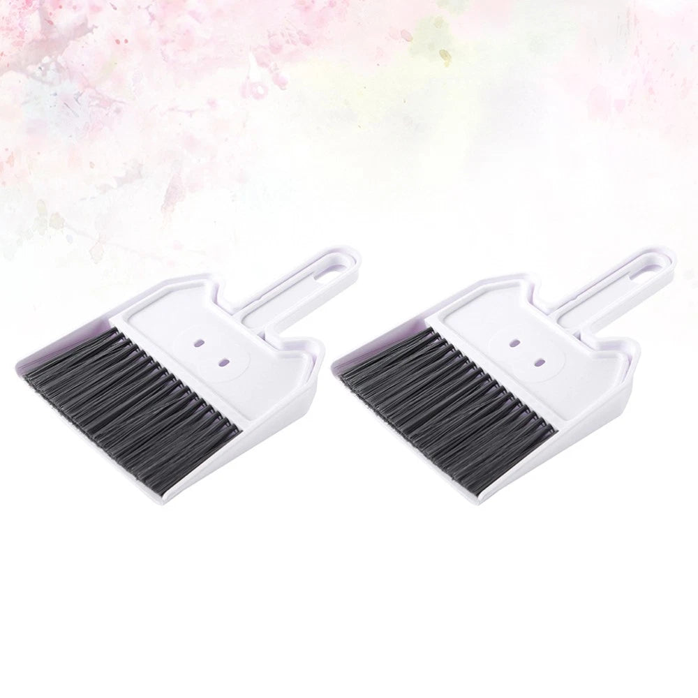 2 Sets Keyboard Cleaning Brush Child Hand Broom And Dustpan-