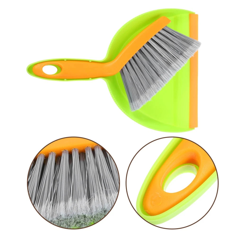 Desktop Cleaning Broom Set Child Convenient Mini And Dustpan with