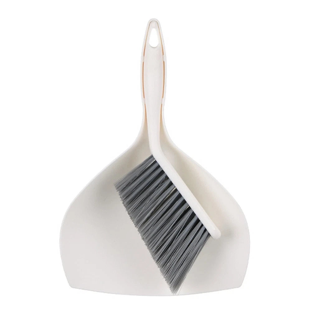 1 Set of Household Mini Broom Cleaning Dustpan Desktop Pet Cleaning Accessory