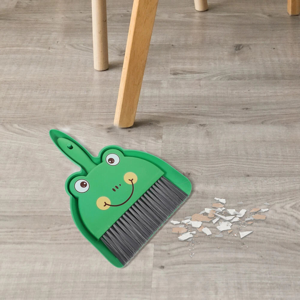 Desktop Cleaning Brush Set Handheld Small Broom with Dustpan Mini