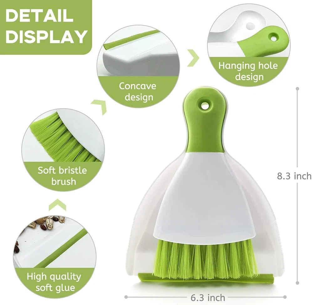 Dust pan Broom Brush Dustpan - Small Broom and Dustpan Set
