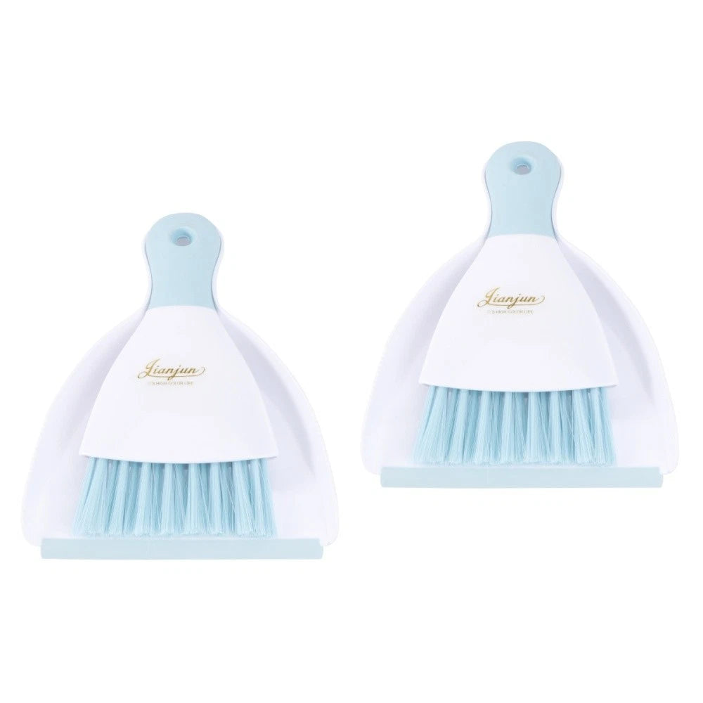 2 Pieces Convenient Small Dustpan Set Cleaning Tools Household Supplies