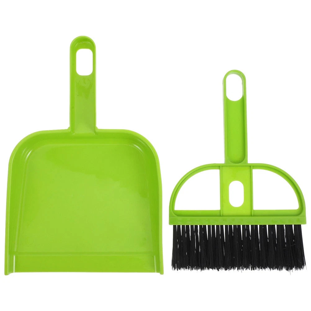 Mini Broom Dustpan Set Child Car Cleaning Brush Interior Toys Gift for Toddlers