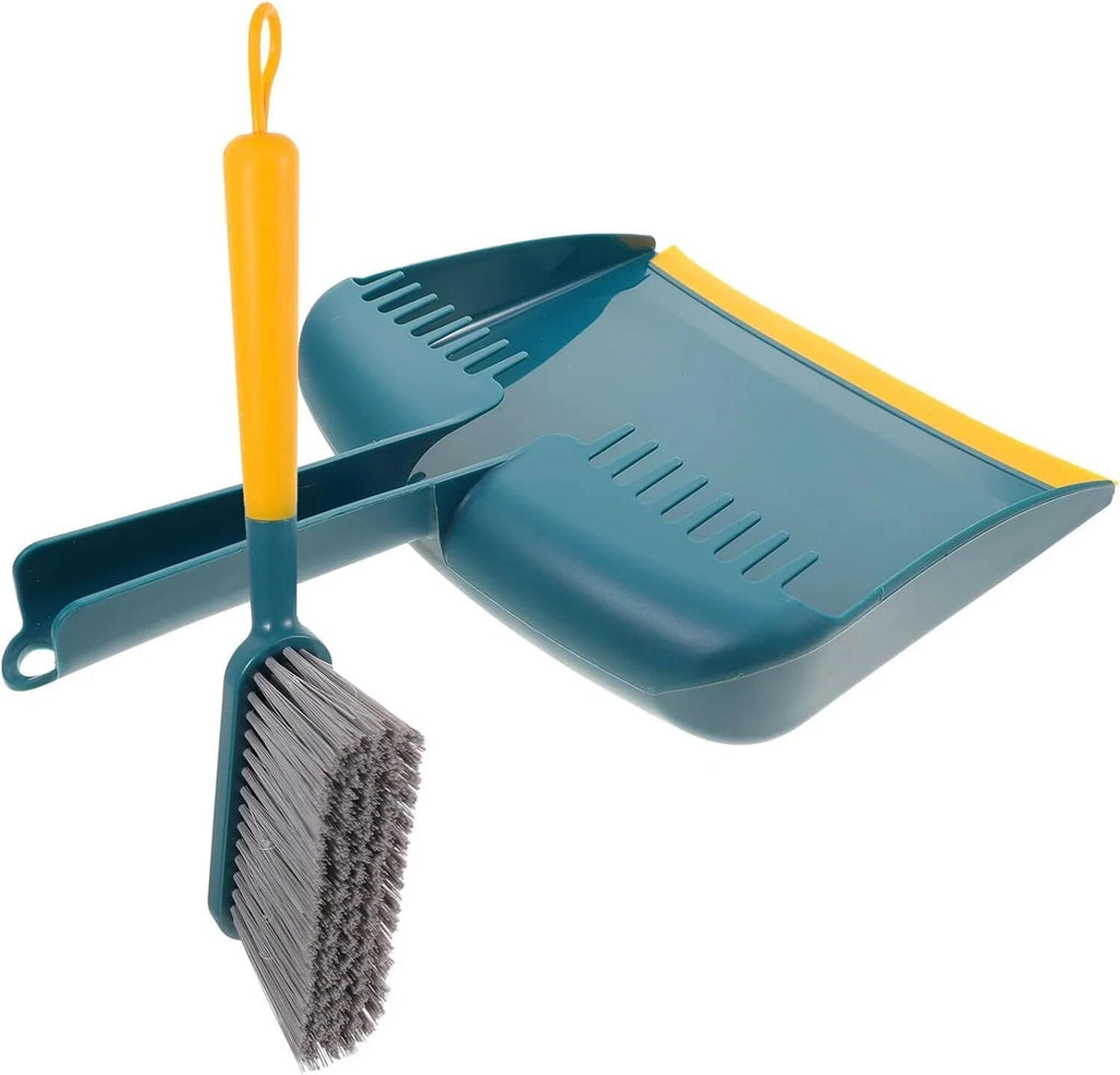 Hand Broom and Dustpan Set: Mini Set, Small Moss Green