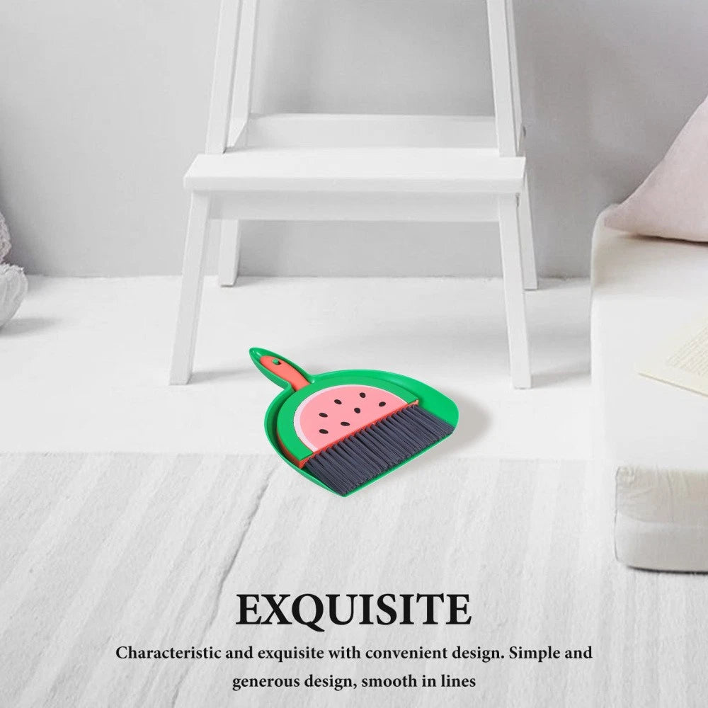 Mini Broom Set Travel Child Desktop Brush Dust Cleaner with Dustpan