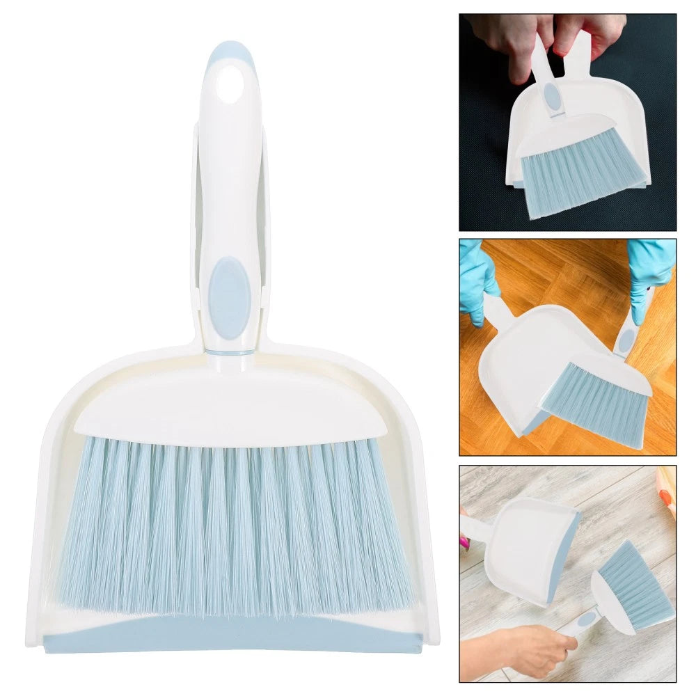 Dust Brush Set Desktop Mini Broom Dustpan and Camping Supplies Gap Cleaning