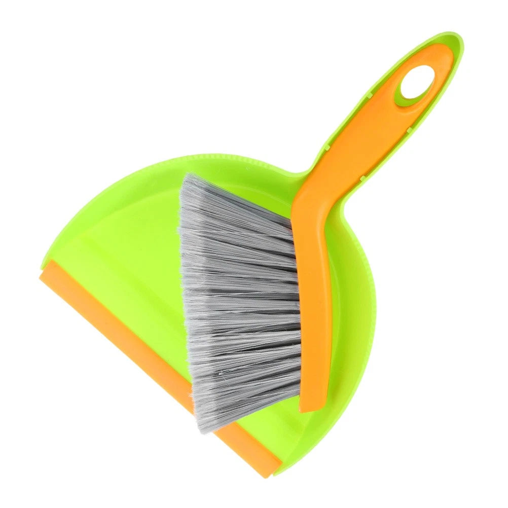 Desktop Cleaning Broom Set Child Convenient Mini And Dustpan with
