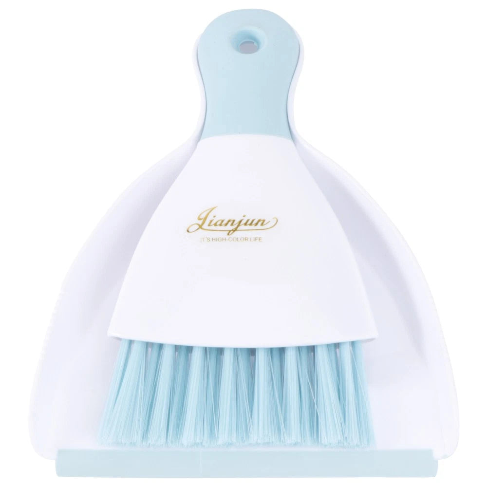 Set of 2 Convenient Small Dustpan Cleaning Broom Desktop Cleaner