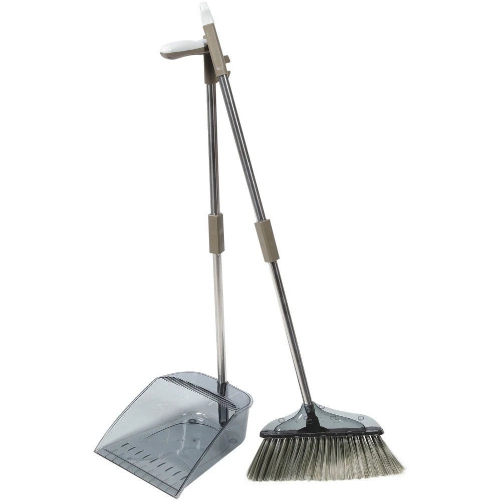 Soft Broom Sweeping Travel Office Dust Pan and Brush Dustpan Kit