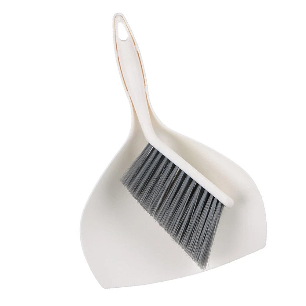 1 Set of Household Mini Broom Cleaning Dustpan Desktop Pet Cleaning Accessory