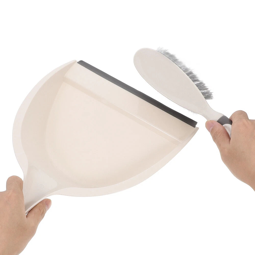 2 Sets Small Broom and Dustpan Set Multi-Functional Compact Dustpan And Brush