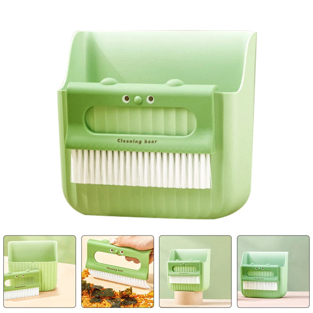 2 Pack Cleaning Broom Set Dustpan with Brush Convenient Mini And