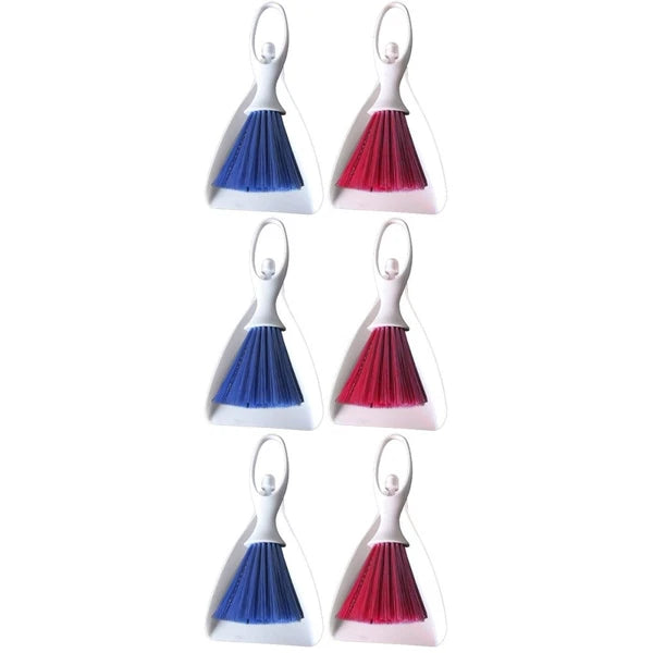 3 Count Desktop Broom Set Mini Cleaning Brush Tools Household Supplies