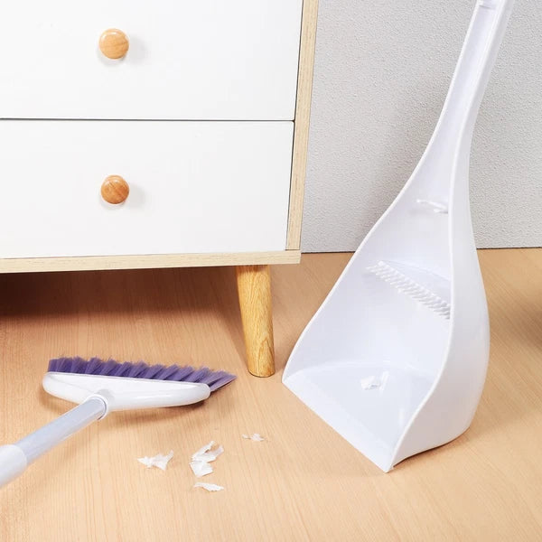 Mini Broom and Dustpan Combination Child Dad Miniature Small Cleaning Brushes