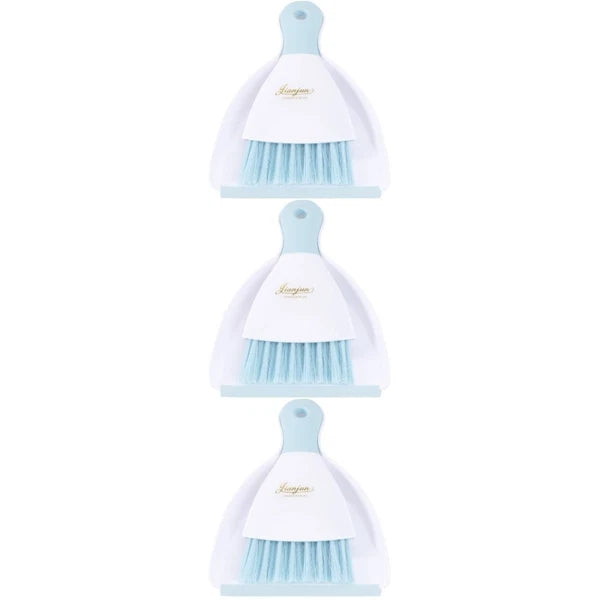 3 Count Convenient Small Dustpan Set Cleaning Broom Household Supplies