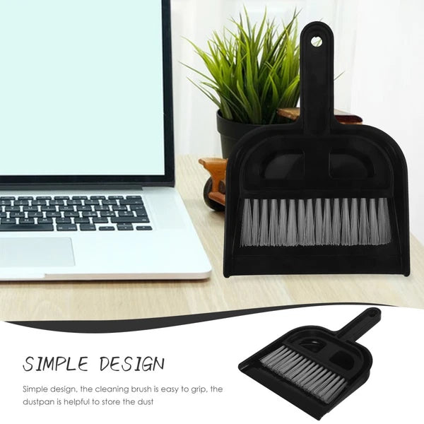 Broom Dustpan Set Portable Mini Broom And Small Cleaning Brush-