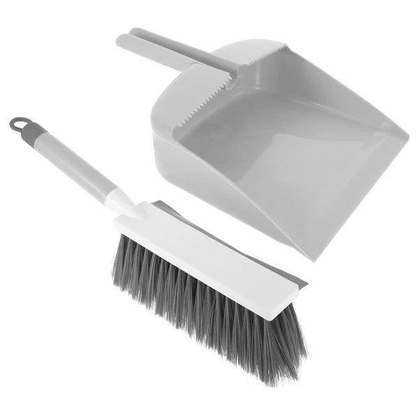 Mini Dustpan Broom Set Desktop Table Sweeper for Crumbs Small Brush and