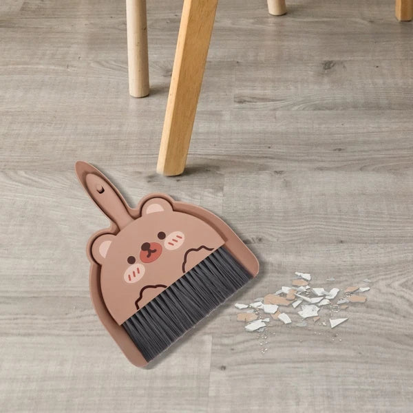 Desktop Cleaning Brush Set Handheld Small Broom with Dustpan Multifunctional