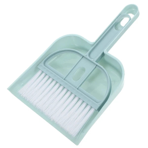 Mini Broom Dustpan Set Desktop Small Cleaning Supplies Keyboard Duster