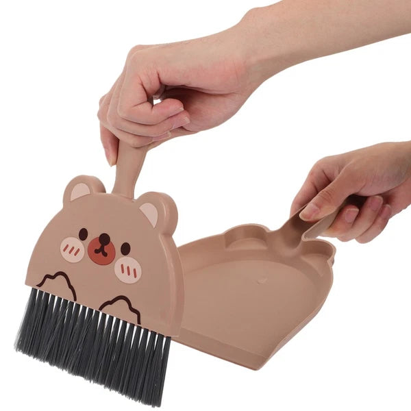 Desktop Cleaning Brush Set Handheld Small Broom with Dustpan Multifunctional
