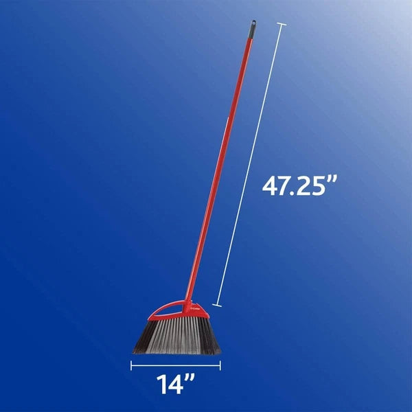 Power Corner Pet Pro Angle Broom with Step on Dust Pan (3-Pack)