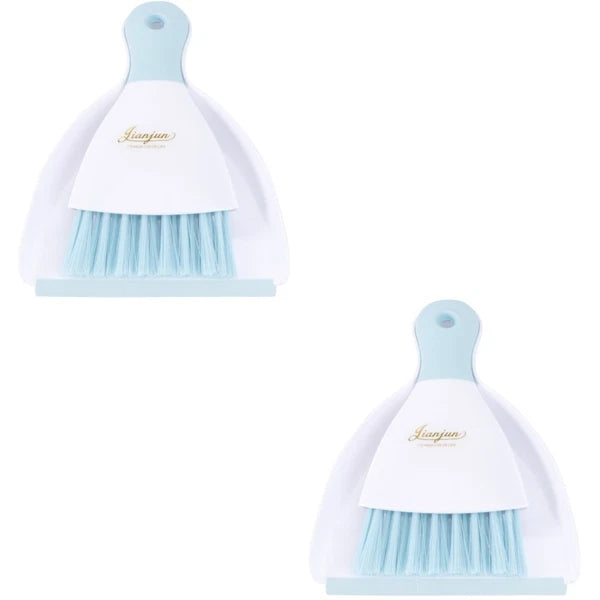 2 Pieces Convenient Small Dustpan Set Cleaning Tools Household Supplies