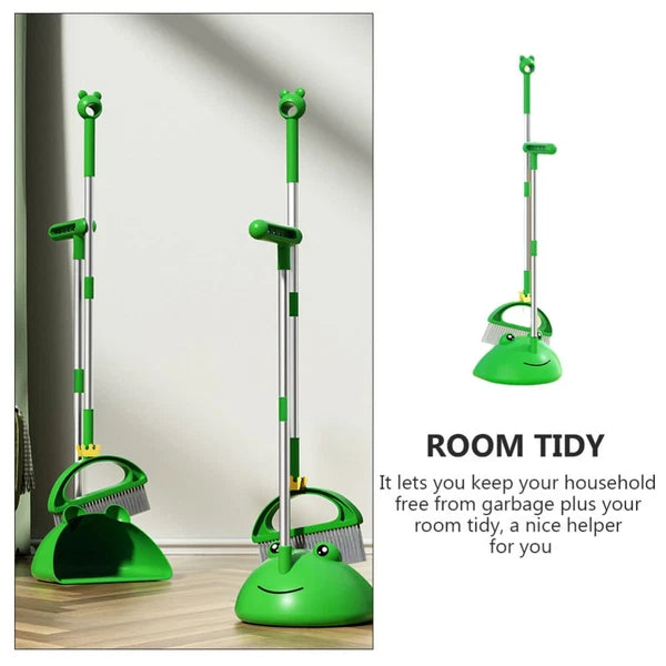 Children's Broom Set Student Toddler with Dustpan Kit Household Cleaning Tools