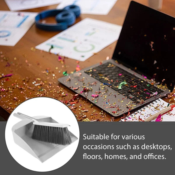 Mini Dustpan Broom Set Desktop Small Brush and Cleaning Portable