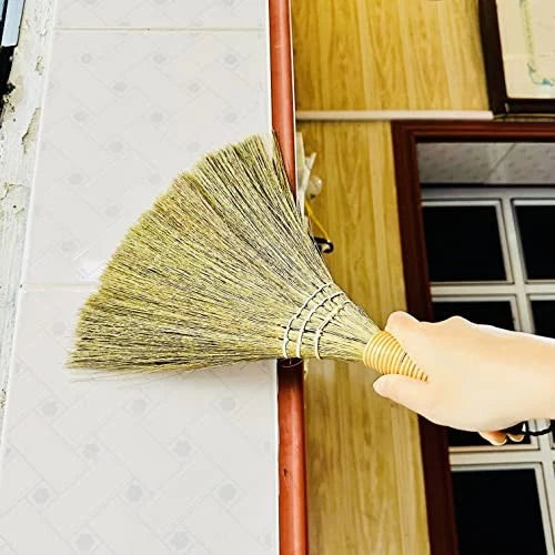 Broom and Dustpan Set for Home, Set of 3 Brooms - Broomstick for House, Combo 3