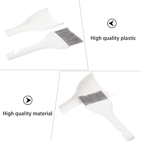 3 Sets Mini Dustpan Broom Desktop Small Cleaner Brush for Cleaning Sweeping