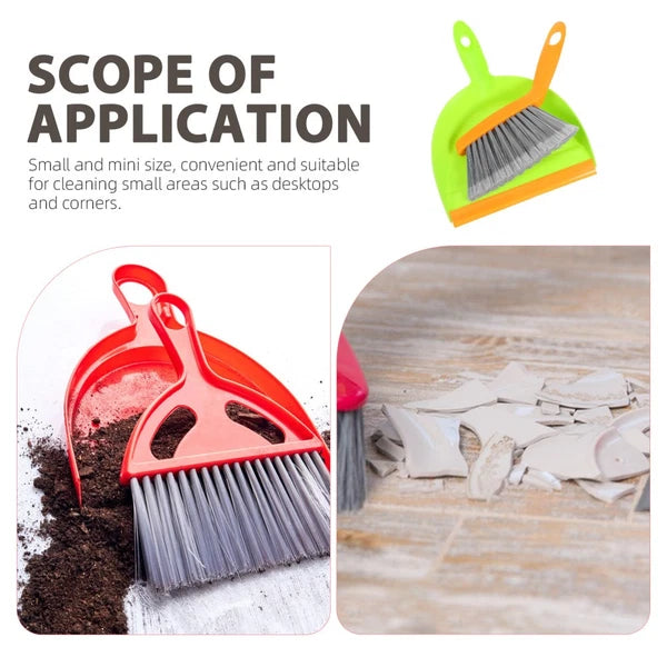Desktop Cleaning Broom Set Child Convenient Mini And Dustpan with