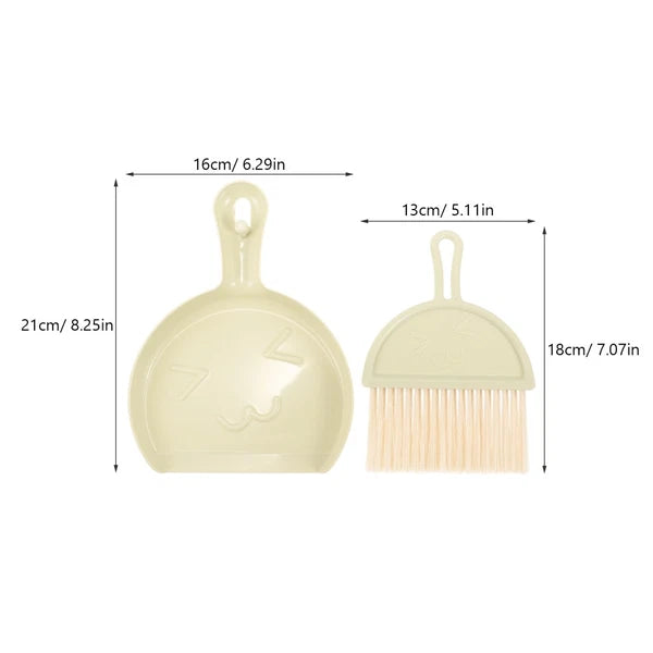 Cleaning Brush Set Child Broom Desktop Dust Pan Brushes Tabletop Dustpan