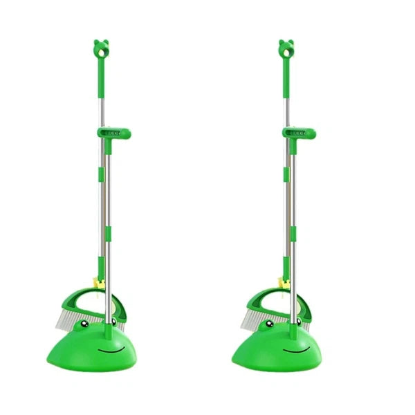 Children's Broom Set Student with Dustpan Home Cleaning Supplies